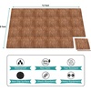 image:imageSorbus Wood Grain Floor Tiles Foam Mat EVA Interlocking Mats Tile 38Inch Thick Flooring Wood Puzzle Exercise Mats wBorders  Home Playroom Basement Apartment Trade Show Baby DanceBrown