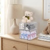 image:imageSorbus 1 Medium amp 2 Small Clear Stackable Storage Drawers Plastic Organizer Bins with Handles PullOut Drawers for Bathroom Closet Medicine Cabinet Pantry Storage Baby Bottle Organizer1 Large  2 Small