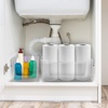 image:imageSorbus Open Plastic Storage Bins Clear Pantry Organizer Box Bin Containers for Organizing Kitchen Fridge Food Snack Pantry Cabinet Fruit Vegetables Bathroom Supplies Square 2Pack