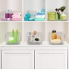 image:imageSorbus Open Plastic Storage Bins Combo Set  Clear Pantry Organizer Box Bin Containers for Organizing Kitchen Fridge Food Snack Pantry Cabinet Fruit Vegetables Bathroom Square amp Rectangle Set