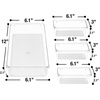 image:imageSorbus Skin care organizer Storage bin Drawer organizers for cosmetic Clear Stackable Containers for Bathroom Vanity 4Piece Set4Piece Set