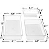 image:imageSorbus Skin care organizer Storage bin Drawer organizers for cosmetic Clear Stackable Containers for Bathroom Vanity 4Piece Set5Piece Set Style 2