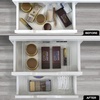 image:imageSorbus Skin care organizer Storage bin Drawer organizers for cosmetic Clear Stackable Containers for Bathroom Vanity 4Piece Set6Piece Set