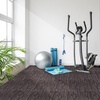 image:imageSorbus Wood Grain Floor Mats Foam Interlocking Mats Each Tile 1 Square Foot 38Inch Thick Flooring Wood Mat Tiles  Home Office Playroom Basement Trade Show 16 Tiles16 Sq ft TerrazzoCarbon