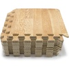 image:imageSorbus Wood Grain Floor Mats Foam Interlocking Mats Each Tile 1 Square Foot 38Inch Thick Flooring Wood Mat Tiles  Home Office Playroom Basement Trade Show 16 Tiles16 Sq ft TerrazzoWood Grain  Pine