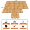 image:imageSorbus Wood Grain Floor Mats Foam Interlocking Mats Each Tile 1 Square Foot 38Inch Thick Flooring Wood Mat Tiles  Home Office Playroom Basement Trade Show 16 Tiles16 Sq ft TerrazzoWood Grain  Pine