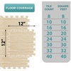 image:imageSorbus Wood Grain Floor Mats Foam Interlocking Mats Each Tile 1 Square Foot 38Inch Thick Flooring Wood Mat Tiles  Home Office Playroom Basement Trade Show 16 Tiles16 Sq ft TerrazzoWood Grain  Light Pine