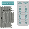 image:imageSorbus Wood Grain Floor Mats Foam Interlocking Mats Each Tile 1 Square Foot 38Inch Thick Flooring Wood Mat Tiles  Home Office Playroom Basement Trade Show 16 Tiles16 Sq ft TerrazzoWood Grain  Gray