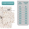image:imageSorbus Wood Grain Floor Mats Foam Interlocking Mats Each Tile 1 Square Foot 38Inch Thick Flooring Wood Mat Tiles  Home Office Playroom Basement Trade Show 16 Tiles16 Sq ft TerrazzoTerrazzo