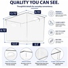 image:imageSorbus Clear Storage Bins 2 Pack Extra Large  BPAFree Clear Bins for Organizing Pantry Toys amp Laundry  Clear Storage Containers with Handles 1375x975x8752 Pack