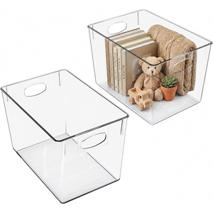 image:imageSorbus Clear Storage Bins 2 Pack Extra Large  BPAFree Clear Bins for Organizing Pantry Toys amp Laundry  Clear Storage Containers with Handles 1375x975x8752 Pack