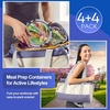 image:imageSorbus Glass Meal Prep Containers Set  Freezer Dishwasher Oven Safe  Reusable Food Storage Bowls 4 Cup Capacity for Meal Prep and Storage 4 Rectangular Vented Lid4 Rectangular  4 Round