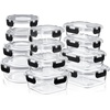 image:imageSorbus Glass Meal Prep Containers Set  Freezer Dishwasher Oven Safe  Reusable Food Storage Bowls 4 Cup Capacity for Meal Prep and Storage 4 Rectangular Vented Lid12 Pack Set