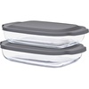 image:imageSorbus 9x13 Glass Baking Dish with Lid Set of 2  Casserole Dish with Lid Glass Baking Dishes for Oven Safe Freezer amp Dishwasher Safe BPAFree Lids