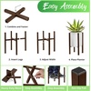 image:imageSorbus Adjustable Metal Plant Stand  Mid Century Style Flower Pot Holder 10 to 16 Inches Planter Stand for Modern Home Dcor Houseplants  Plant amp Pot NOT INCLUDED Brown 1 PackBrown