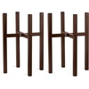 image:imageSorbus Adjustable Metal Plant Stand  Mid Century Style Flower Pot Holder 10 to 16 Inches Planter Stand for Modern Home Dcor Houseplants  Plant amp Pot NOT INCLUDED Brown 1 PackBrown