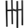 image:imageSorbus Adjustable Metal Plant Stand  Mid Century Style Flower Pot Holder 10 to 16 Inches Planter Stand for Modern Home Dcor Houseplants  Plant amp Pot NOT INCLUDED Brown 1 PackBlack
