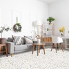 image:imageSorbus 120 Sq Ft Wood Grain Floor Tiles Foam Mat EVA Interlocking Mats Tile 38Inch Thick Flooring Wood Puzzle Exercise Mats wBorders  Home Playroom Basement Apartment Trade Show Baby DanceConfetti