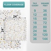 image:imageSorbus 120 Sq Ft Wood Grain Floor Tiles Foam Mat EVA Interlocking Mats Tile 38Inch Thick Flooring Wood Puzzle Exercise Mats wBorders  Home Playroom Basement Apartment Trade Show Baby DanceConfetti