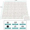 image:imageSorbus Wood Grain Floor Tiles Foam Mat EVA Interlocking Mats Tile 38Inch Thick Flooring Wood Puzzle Exercise Mats wBorders  Home Playroom Basement Apartment Trade Show Baby DanceConfetti