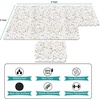 image:imageSorbus Wood Grain Floor Tiles Foam Mat EVA Interlocking Mats Tile 38Inch Thick Flooring Wood Puzzle Exercise Mats wBorders  Home Playroom Basement Apartment Trade Show Baby DanceConfetti