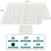 image:imageSorbus Wood Grain Floor Tiles Foam Mat EVA Interlocking Mats Tile 38Inch Thick Flooring Wood Puzzle Exercise Mats wBorders  Home Playroom Basement Apartment Trade Show Baby DanceConfetti