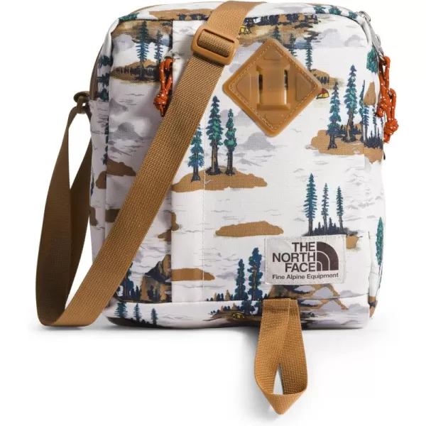 Gardenia White Camping Scenic Print/Utility Brown