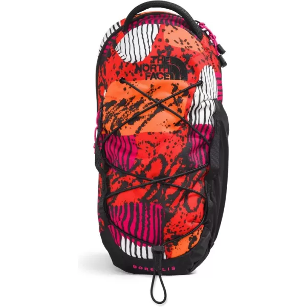 Fiery Red Abstract Yosemite Print/Tnf Black/Mr. Pink