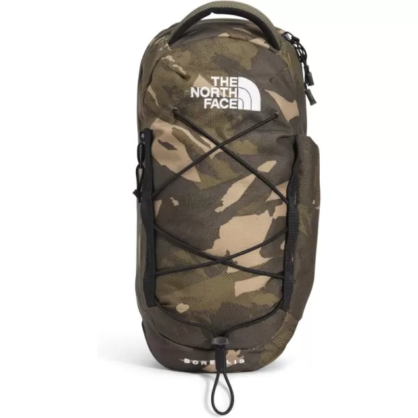 New Taupe Green Snowcap Mountains Print/Tnf Black