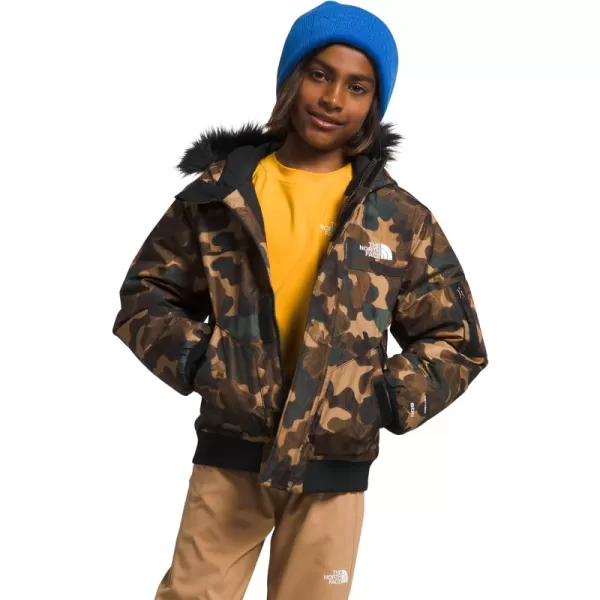 Utility Brown Camo Texture Small Print