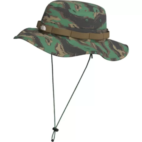 Deep Grass Green Painted Camo Print