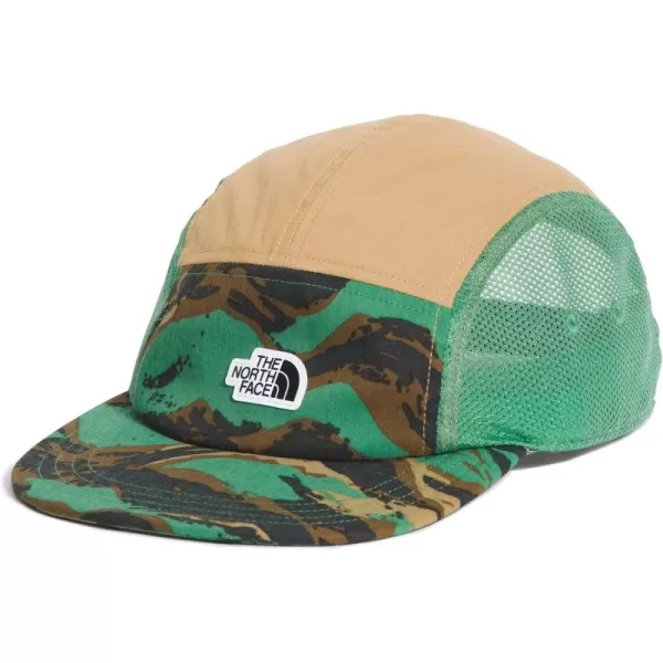 Deep Grass Green Painted Camo Print