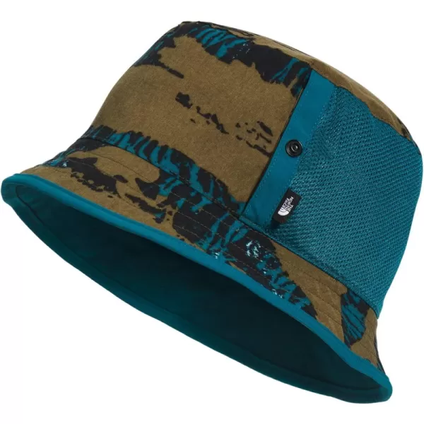Military Olive Ravine Camo Print/Blue Coral