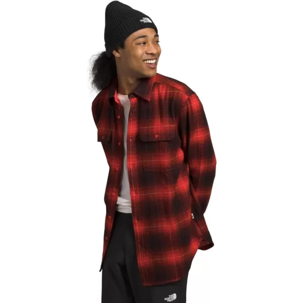 Fiery Red Medium Half Dome Shadow Plaid