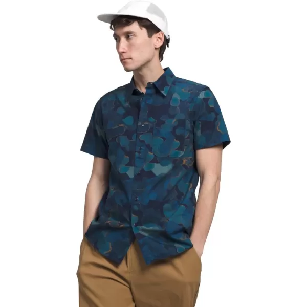 Summit Navy Camo Texture Print