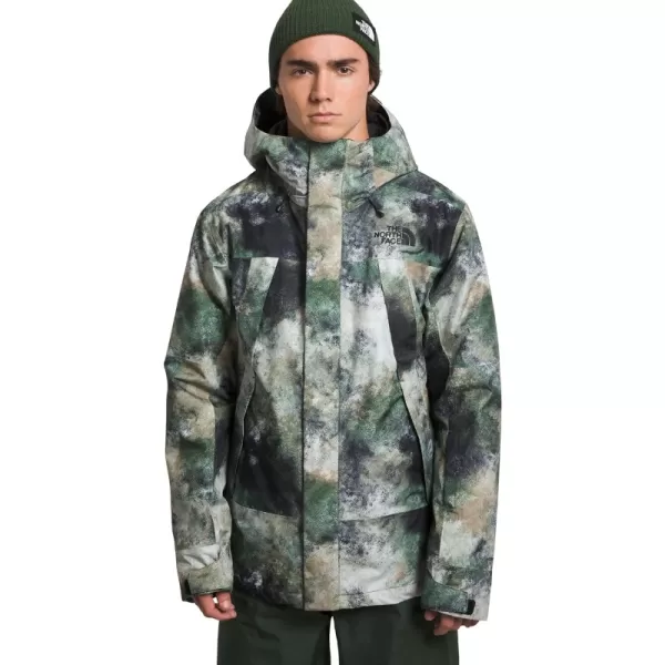 Pine Needle Faded Dye Camo Print