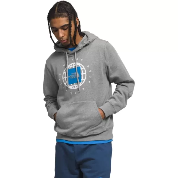 Tnf Medium Grey Heather/Optic Blue