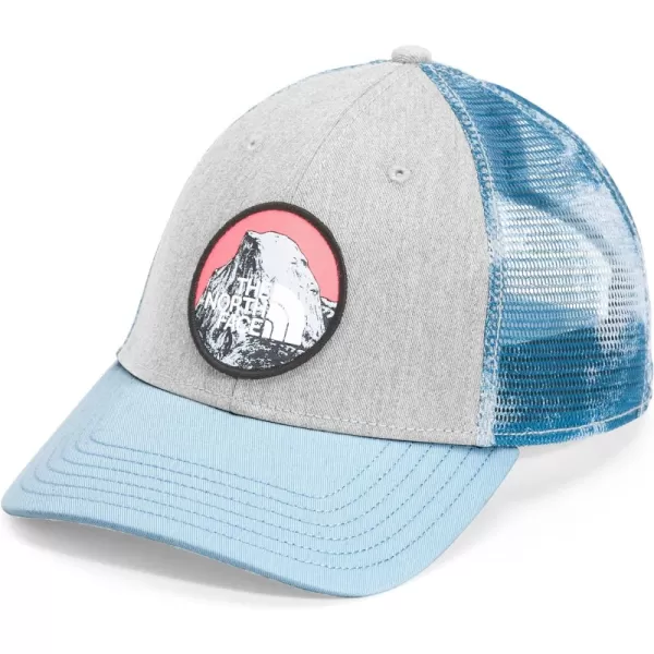 Tnf Light Grey Heather/Beta Blue Retro Dye Print/Graphic Patch