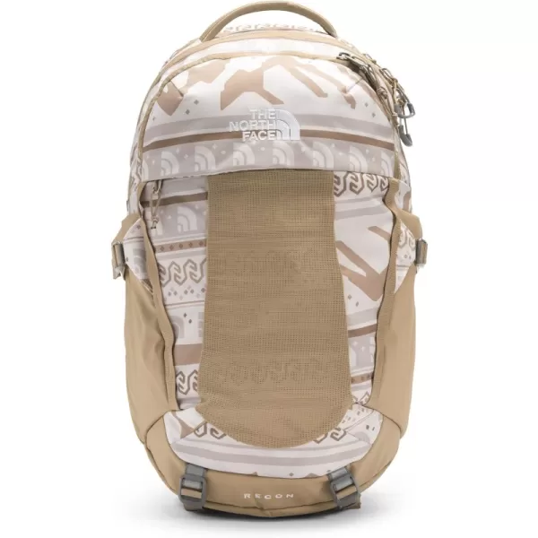 Gardenia White Tnf Mountain Fairisle Print/Kelp Tan One Size