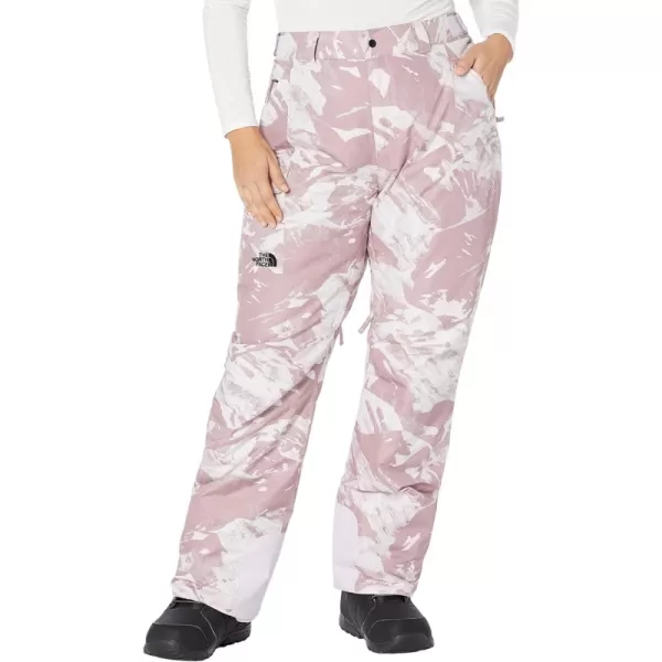 Women's Freedom Insulated Pant - Short Lavender Fog Tonal Mountainscape Print