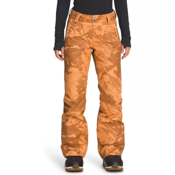 Women's Sally Insulated Snow Pants - Short Topaz Tonal Mountainscape Print