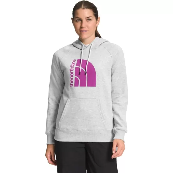 Tnf Light Grey Heather/Purple Cactus Flower