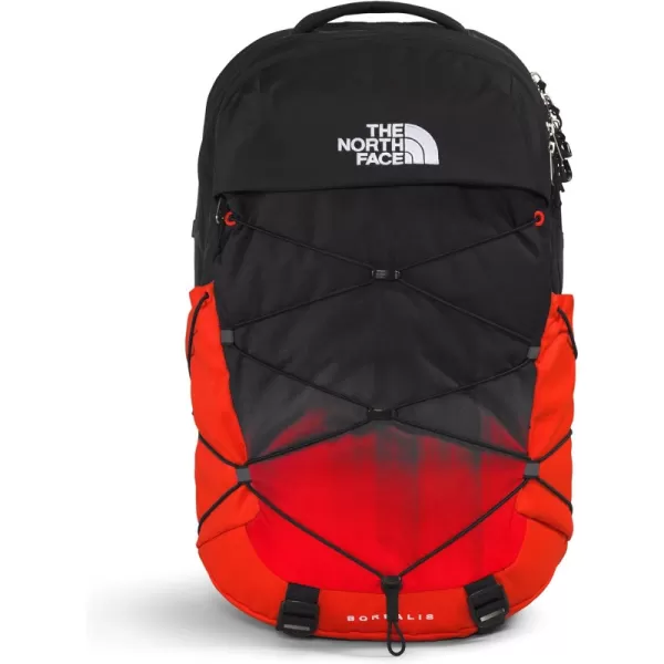 One Size Fiery Red Dip Dye Large Print/Tnf Black