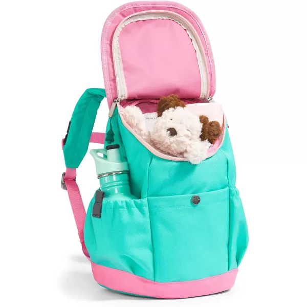 THE NORTH FACE Kids' Mini Explorer Backpack, Blue Moss/Gravel/Desert Rust, One Size