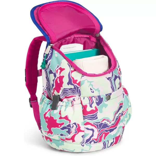 THE NORTH FACE Kids' Mini Explorer Backpack, Blue Moss/Gravel/Desert Rust, One Size