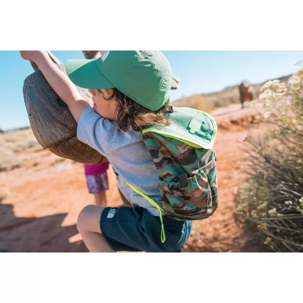 THE NORTH FACE Kids' Mini Explorer Backpack, Blue Moss/Gravel/Desert Rust, One Size