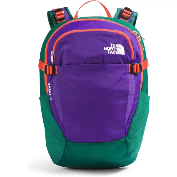 imageTHE NORTH FACE Basin 15 Sapphire SlateBlue Moss One SizeTnf PurpleTnf GreenRadiant Orange