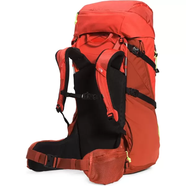 imageTHE NORTH FACE Terra 55  WomensRetro OrangeRusted BronzeLed Yellow