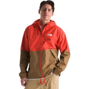 imageTHE NORTH FACE Mens Waterproof Antora Rain Hoodie Jacket Standard and Big SizeCrimson OrangeUtility Brown