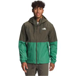 imageTHE NORTH FACE Mens Waterproof Antora Rain Hoodie Jacket Standard and Big SizeNew Taupe GreenDeep Grass Green